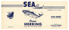 Sea Brand Vintage Jonesport Maine Herring Can Label