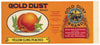 Gold Dust Brand Vintage Peach Can Label