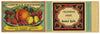 German Prunes Brand Vintage 1890s Fruit Can Label
