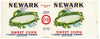 Newark Brand Vintage New York Corn Can Label