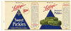 Libby's Brand Vintage Sweet Pickle Can Label