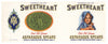 Sweetheart Brand Vintage Asparagus Can Label