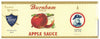 Burnham Brand Vintage Apple Can Label