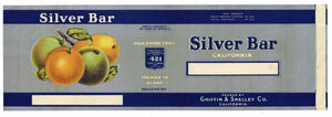 Silver Bar Brand Vintage Griffin & Skelley Co. Can Label