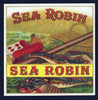 Sea Robin Brand Outer Cigar Box Label
