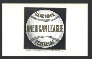 American League Inner Cigar Box Label