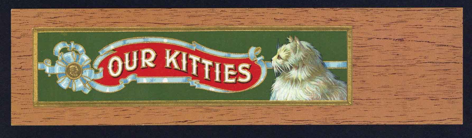 Our Kitties Brand Outer Tag Cigar Box Label