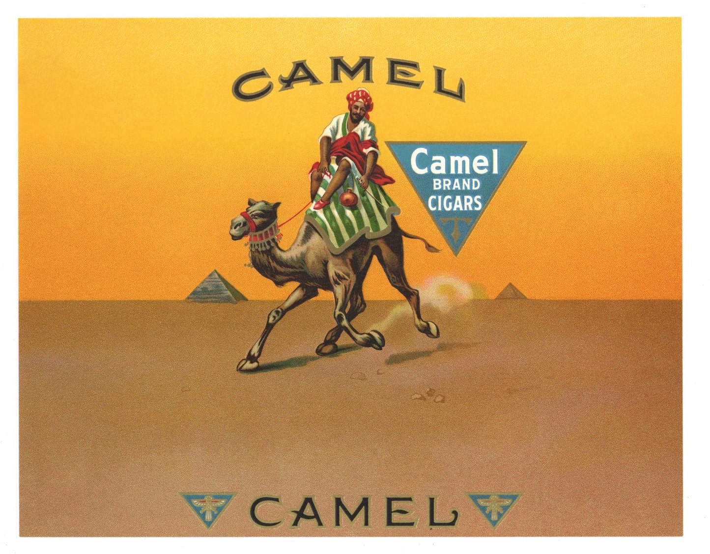 Camel Brand Inner Cigar Box Label