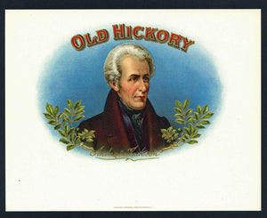 Old Hickory Brand Outer Cigar Box Label