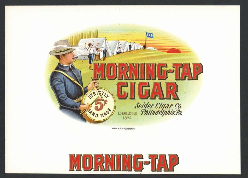 Morning Tap Brand Inner Cigar Box Label