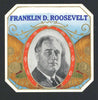 Franklin D. Roosevelt Brand Outer Cigar Label