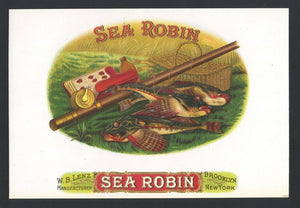 Sea Robin Brand Inner Cigar Box Label