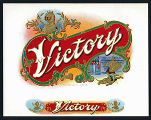 Victory Brand Inner Cigar Box Label