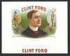 Clint Ford Brand Inner Cigar Box Label