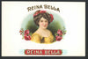 Reina Bella Brand Inner Cigar Box Label