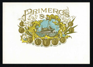 Primeros Inner Cigar Box Label