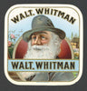 Walt Whitman Brand Outer Cigar Label