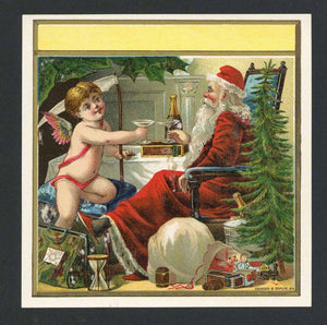 Stock, Santa Claus, Outer Cigar Box Label