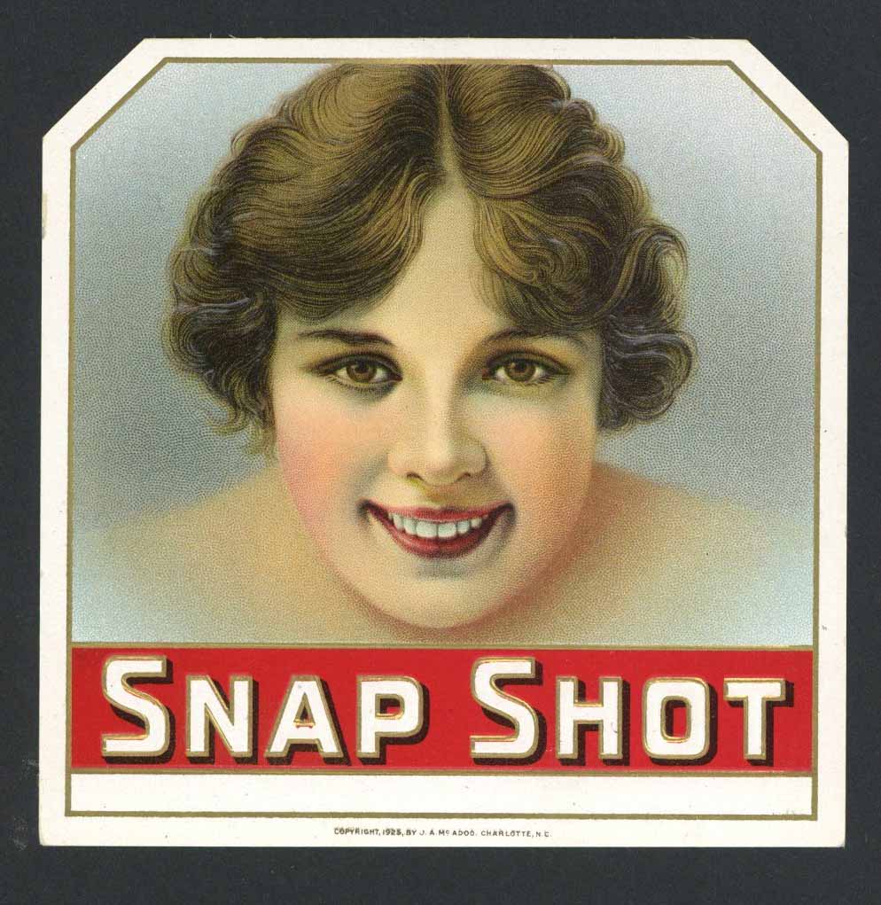 Snap Shot Brand Outer Cigar Box Label – thelabelman