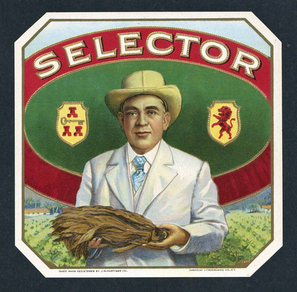 Selector Brand outer Cigar Box Label