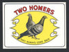 Two Homers Brand Outer Cigar Box Label