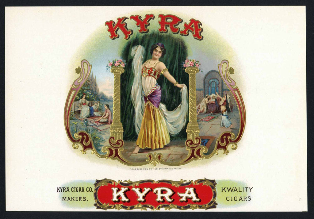 Kyra Inner Cigar Box Label