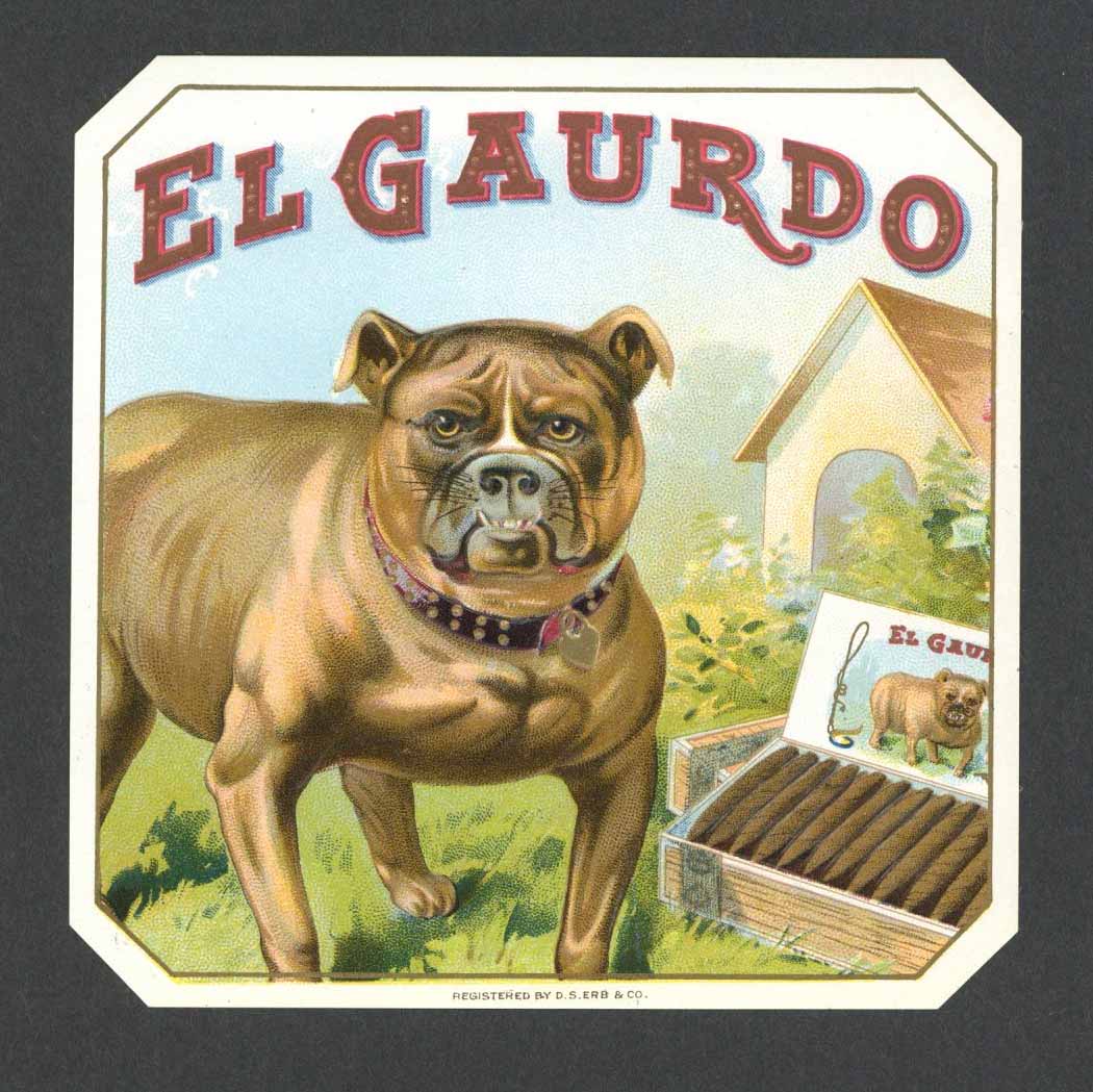 EL Gaurdo Brand Outer Cigar Label