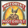 Motorist Brand Outer Cigar Label