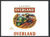 Overland Brand Inner Cigar Box Label