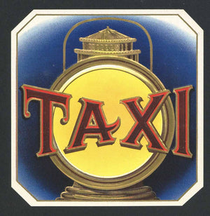 Taxi Brand Outer Cigar Box Label