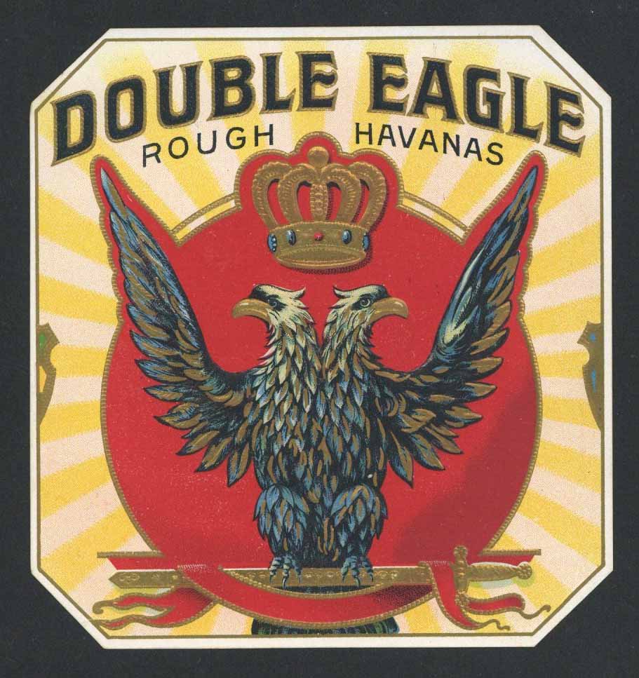Double Eagle Brand Outer Cigar Box Label