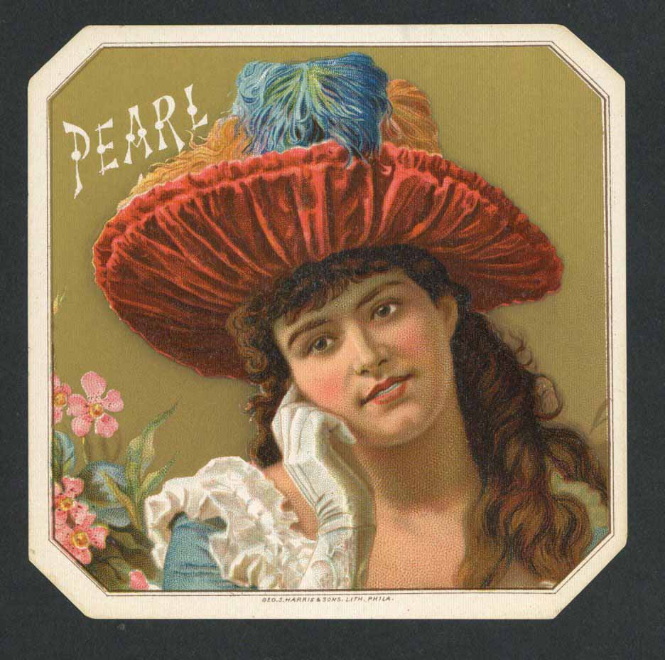 Pearl Brand Outer Cigar Box Label