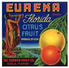 Eureka Brand Vintage Ocala Florida Citrus Crate Label