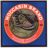 Moccasin Brand Vintage Palmetoo Florida Citrus Crate Label, L