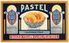 Pastel Brand Vintage Peach Can Label