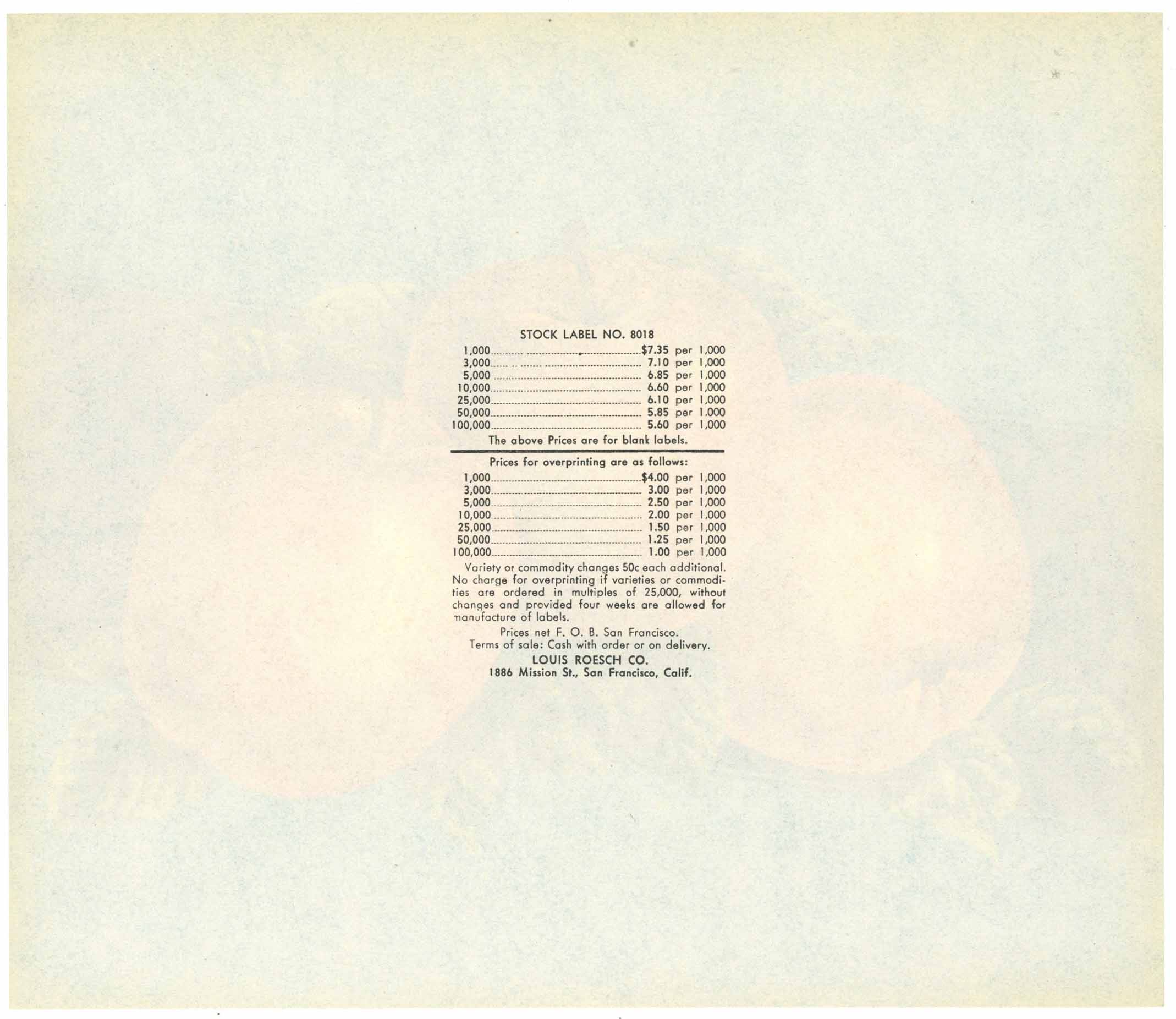 Stock No. 8018 Apple Crate Label – thelabelman