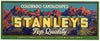 Stanley's Brand Vintage Phoenix Arizona Crate Label