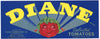 Diane Brand Vintage Waco Texas Tomato Crate Label