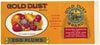 Gold Dust Brand Vintage Egg Plums Can Label