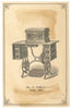 Victorian Trade Card, Domestic Sewing Machine