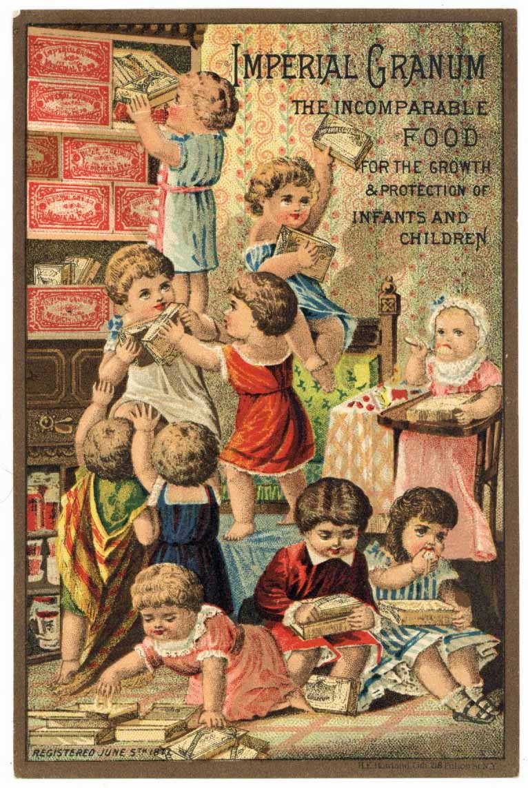 Victorian Trade Card, Imperial Granum, New York
