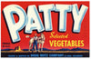 Patty Brand Vintage La Jara Colorado Vegetable Crate Label