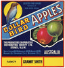 Dollar Bird Brand Australia Apple Crate Label
