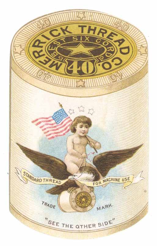Victorian Trade Card, Merrick Thread Co. – thelabelman