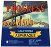 Progress Brand Vintage Lodi Asparagus Crate Label