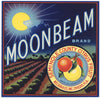 Moonbeam Brand Vintage Oviedo Florida Citrus Crate Label, S