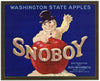 Snoboy Brand Vintage Pacific Fruit Apple Crate Label, gp