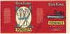 Our Flag Brand Vintage Getz Bros. Asparagus Can Label
