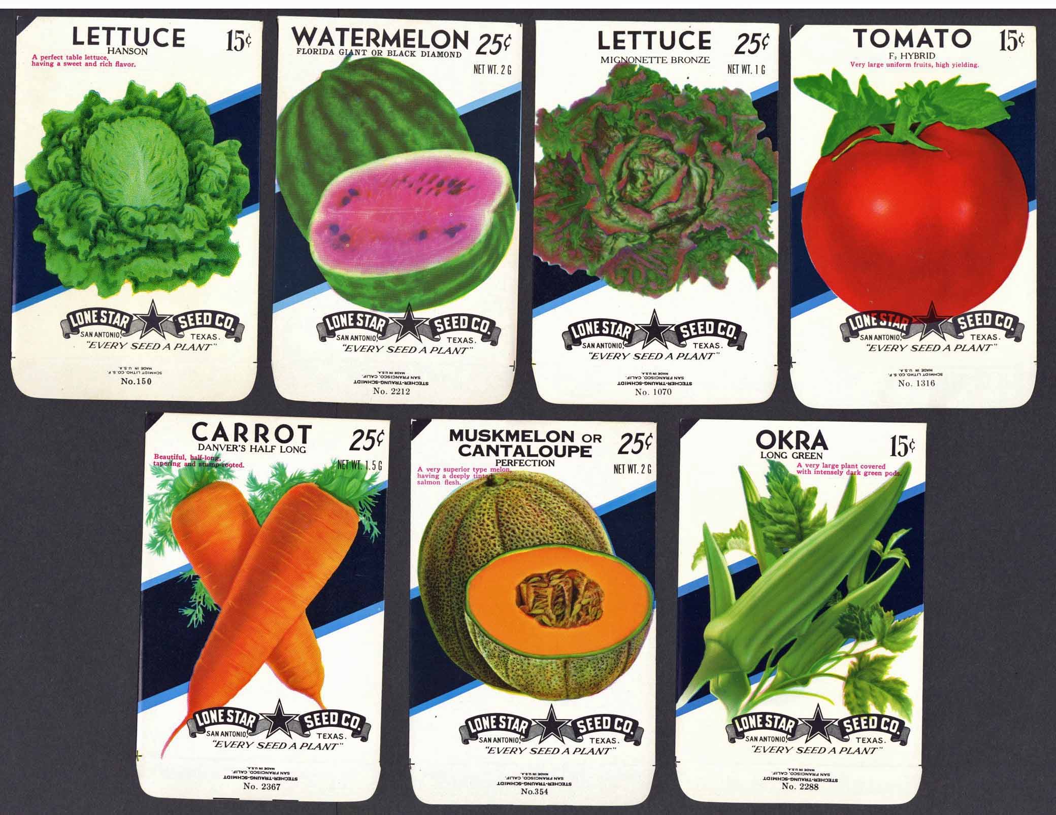 A Collection of 15 Vintage Vegetable Seed Packets – thelabelman