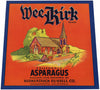 Wee Kirk Brand Vintage Sacramento Asparagus Crate Label